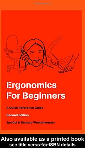 Ergonomics For Beginners: A Quick Reference … by Weerdmeester, Bernar Hardback