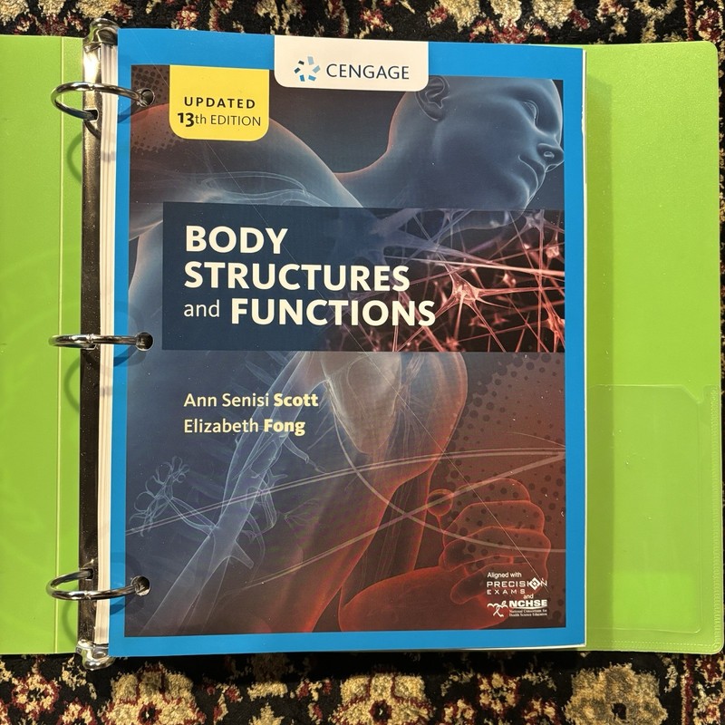 CENGAGE Body Structures and Functions | 13th Updated Edition | LOOSE LEAF