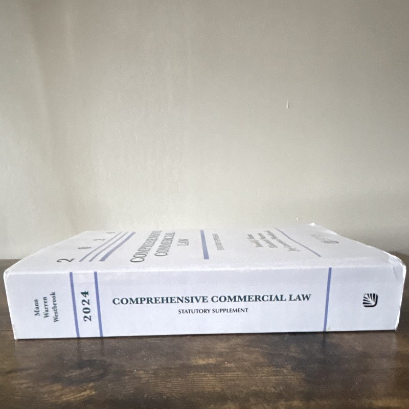 Aspen Publishing Comprehensive Commercial Law 2024 Statutory Supplement Mann gallery