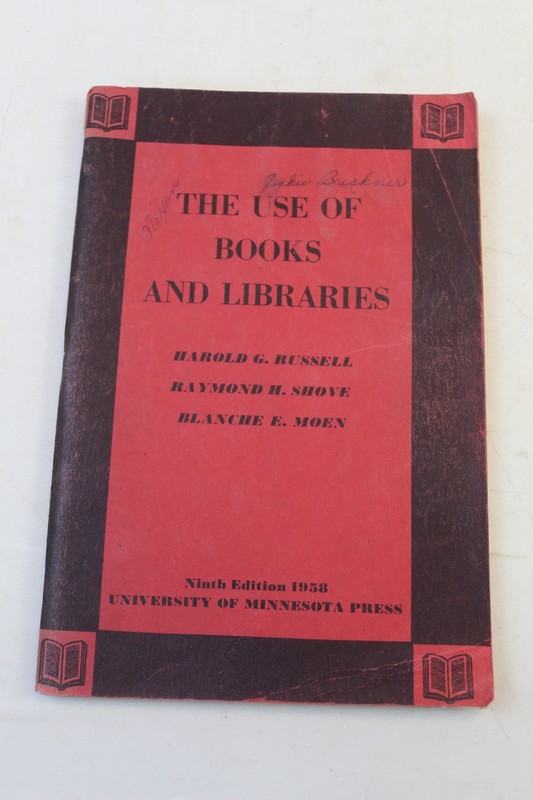 The Use of Books and Libraries