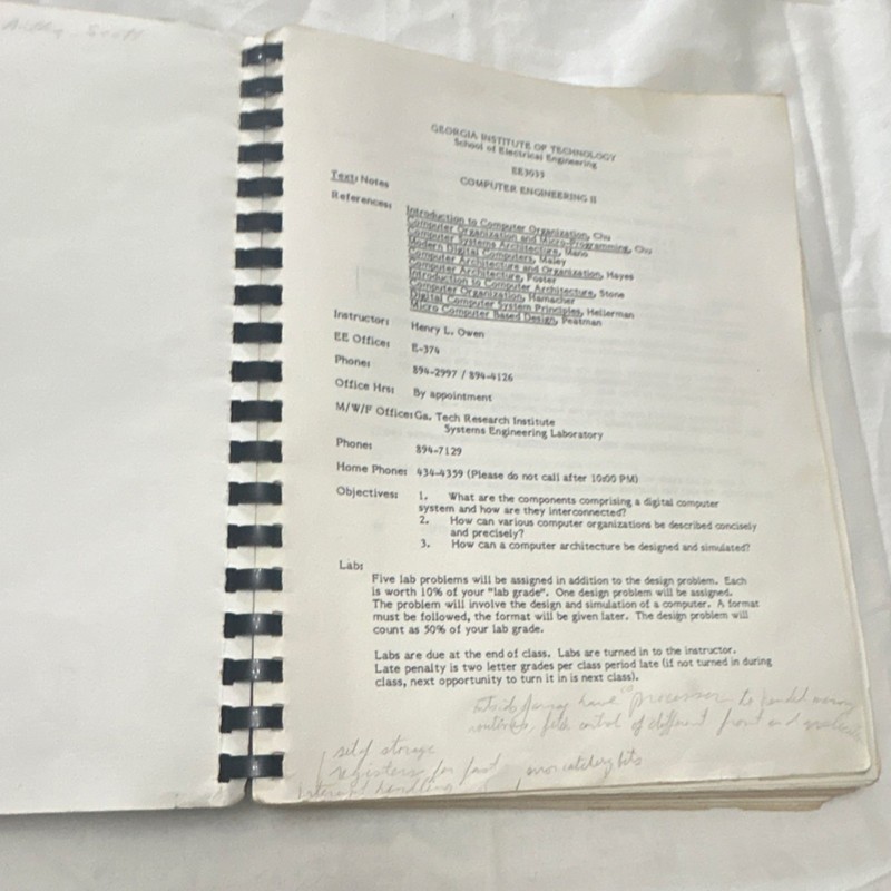 Computer Engineering II Class Notes Cecil O. Alford Georgia Tech 1983 Spiral gallery