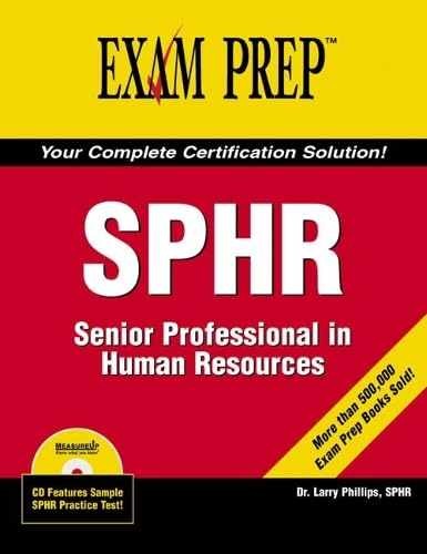 Sphr Exam Prep - Paperback, by Phillips Larry - Very Good
