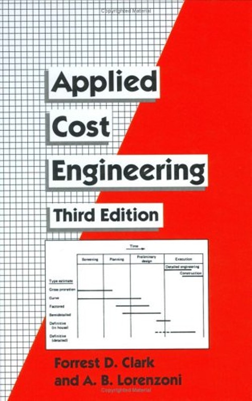 Applied Cost Engineering Hardcover Forrest, Lorenzoni, A. B. Clar