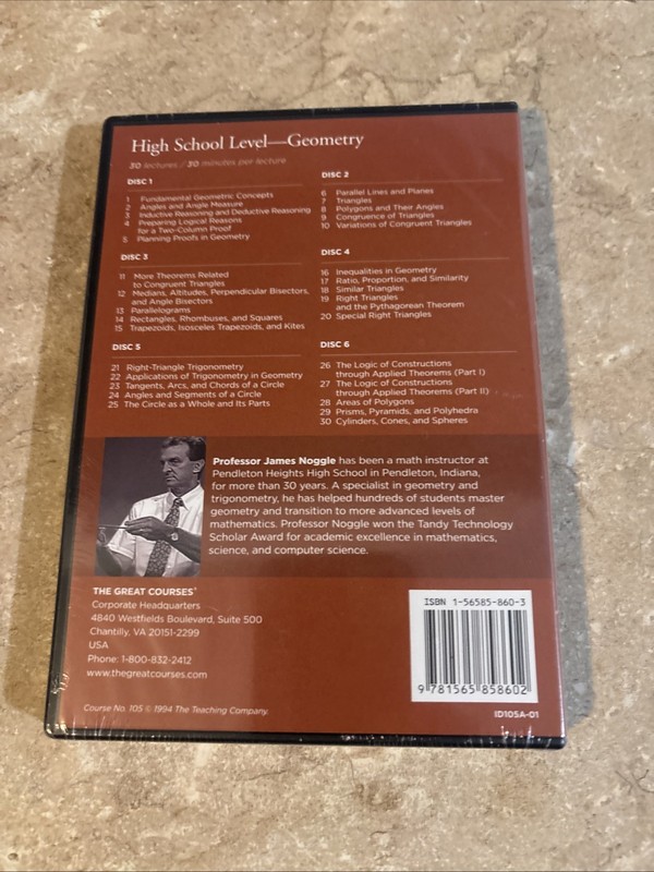 The Great Courses: High School Level-Geometry (DVD) NEW gallery