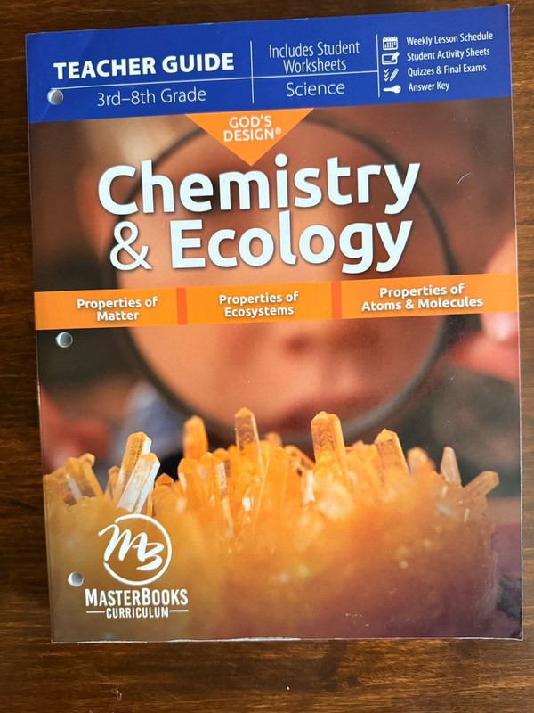 Masterbooks Chemistry Ecology: Student & Teacher Gr 3-8 gallery