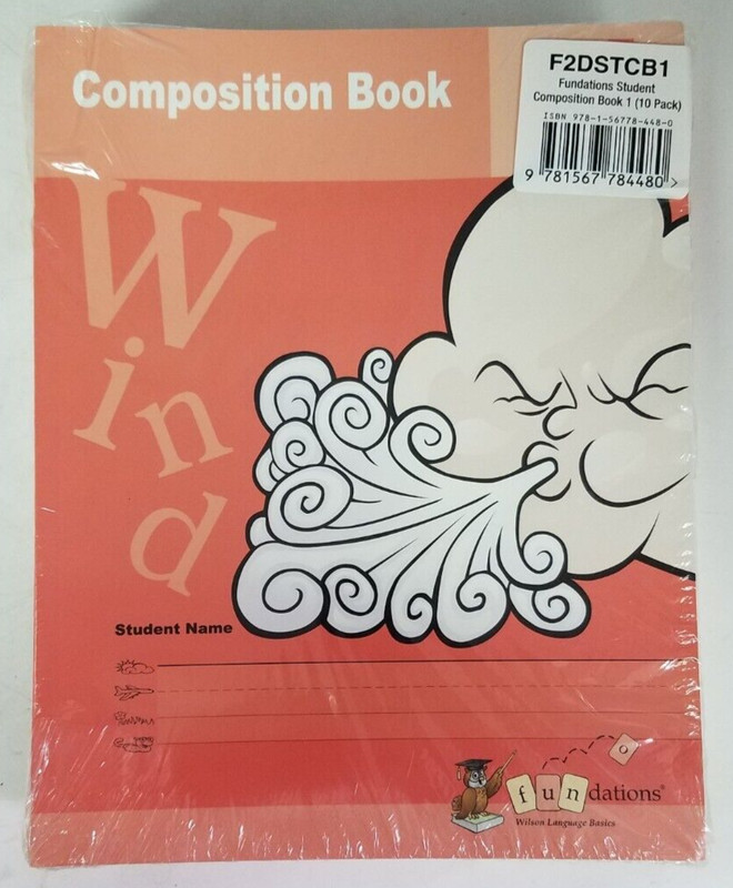Wilson Language Fundations Student Composition Book (10-Pack)-F2DSTCB1