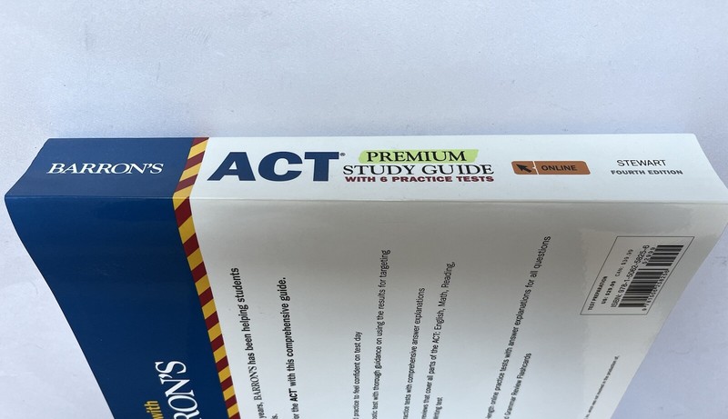 (Brand NEW) ACT Premium Study Guide with 6 Practice Tests Barron's Test Prep gallery