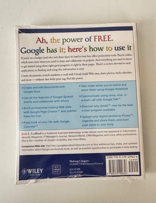 Google Powered: Productivity With Online Tools By Jerri L. Ledford Paperback New gallery