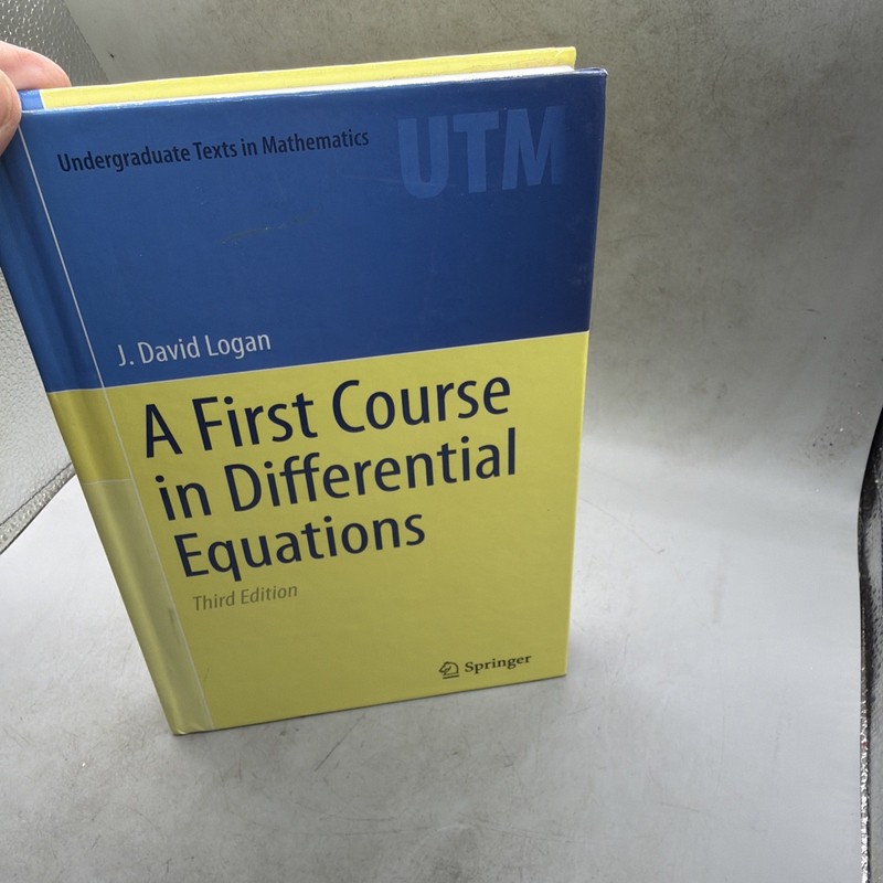 A First Course in Differential Equations [Undergraduate Texts in Mathematics]