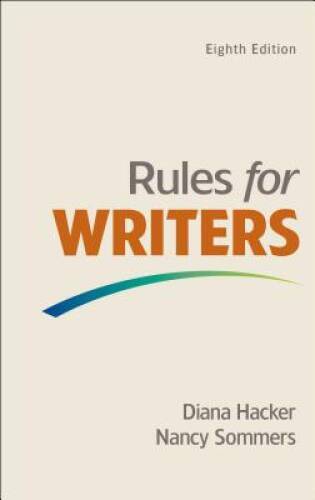 Rules for Writers – Spiral-bound By Hacker, Diana – GOOD