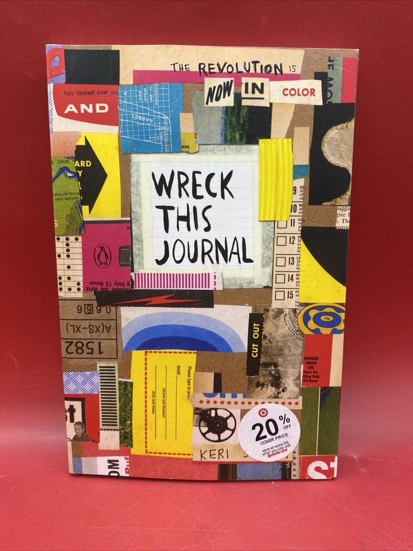 Wreck This Journal: Now in Color by Keri Smith (2017, Trade Paperback)