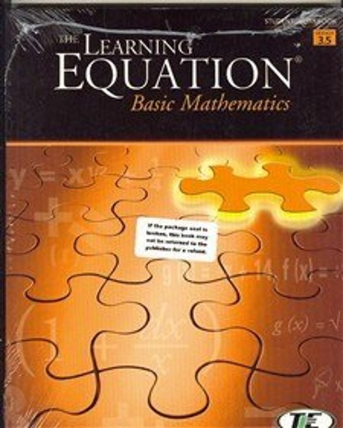 The Learning Equation Basic Math Student Workbook, Version 3.5 Ac