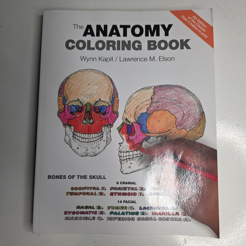 The Anatomy Coloring Book 4th Edition by Wynn Kapit and Lawrence M Elson