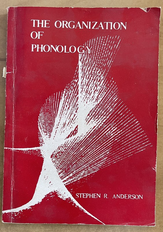 1974 THE ORGANIZATION OF PHONOLOGY By Stephen R. Anderson ** Excellent Condition