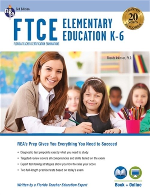 FTCE Elementary Education K-6 Book + Online (Paperback or Softback)