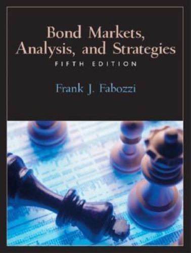 Bond Markets: Analysis and Strategies by Fabozzi, Frank J., Cfa