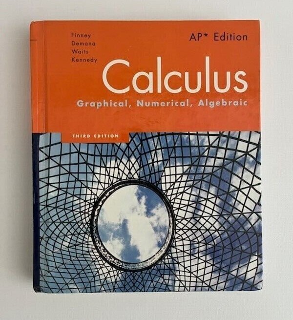 AP Calculus : Graphical, Numerical, Algebraic – Finney, Demana, Waits, Kennedy