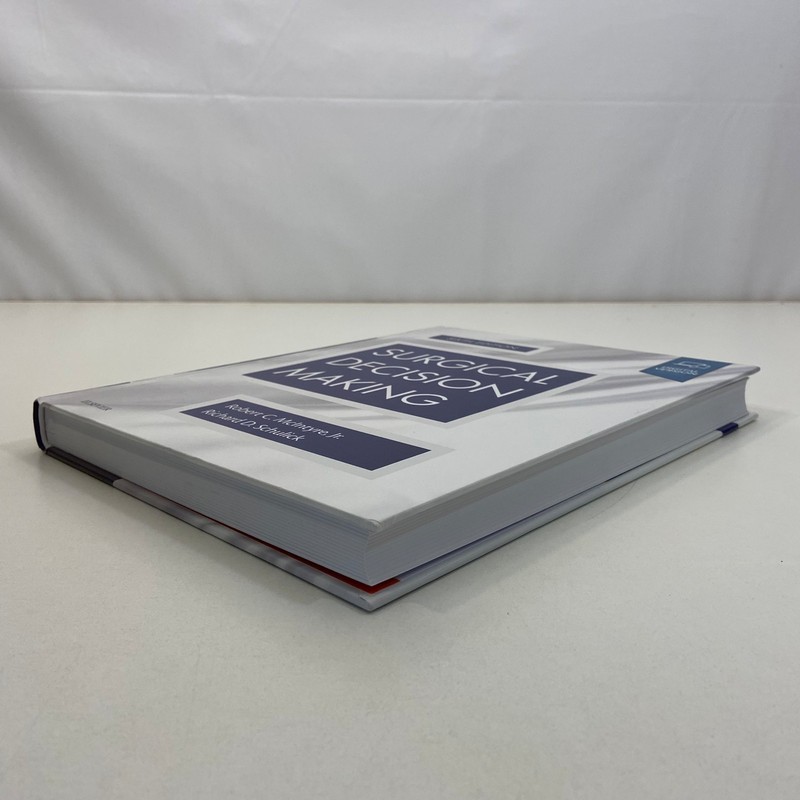 Surgical Decision Making Robert McInyre Richard Schulick 6th Ed 2020 HC & Code gallery