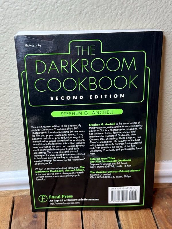 The Darkroom Cookbook Second Edition Stephen Anchell Focal Press gallery