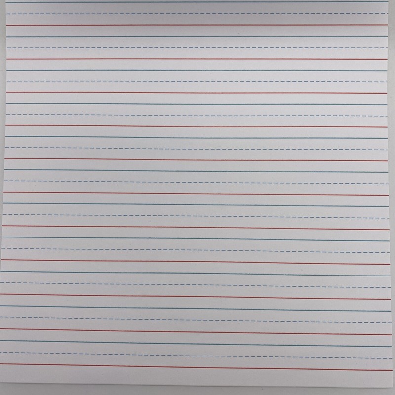 Pacon Multi-Sensory Raised Ruled Tablet Grades 2 & 3 40 sheets letter size 2469 gallery