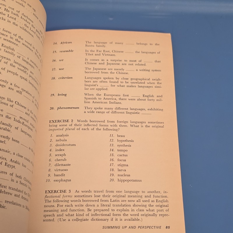 Hans P. Guth Language III: Your Language and Its History PB Textbook 1971 gallery