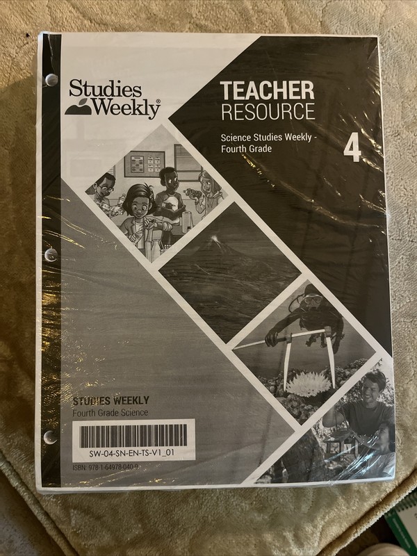 Studies Weekly Grade 4th Science Teacher’s Resource Booklet Pages New