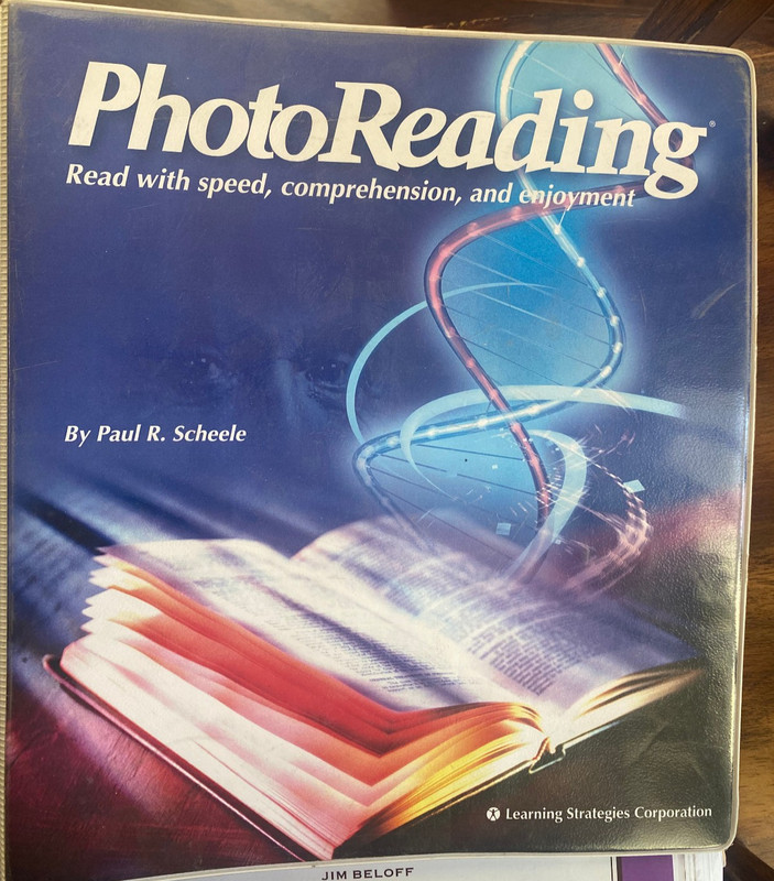 Paul R Scheele PHOTOREADING 8 CD Set 3-Ring Binder Learning Strategies Course