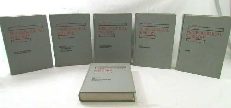 Youmans Neurological Surgery Second Edition Volumes 1-6 Saunders 1982
