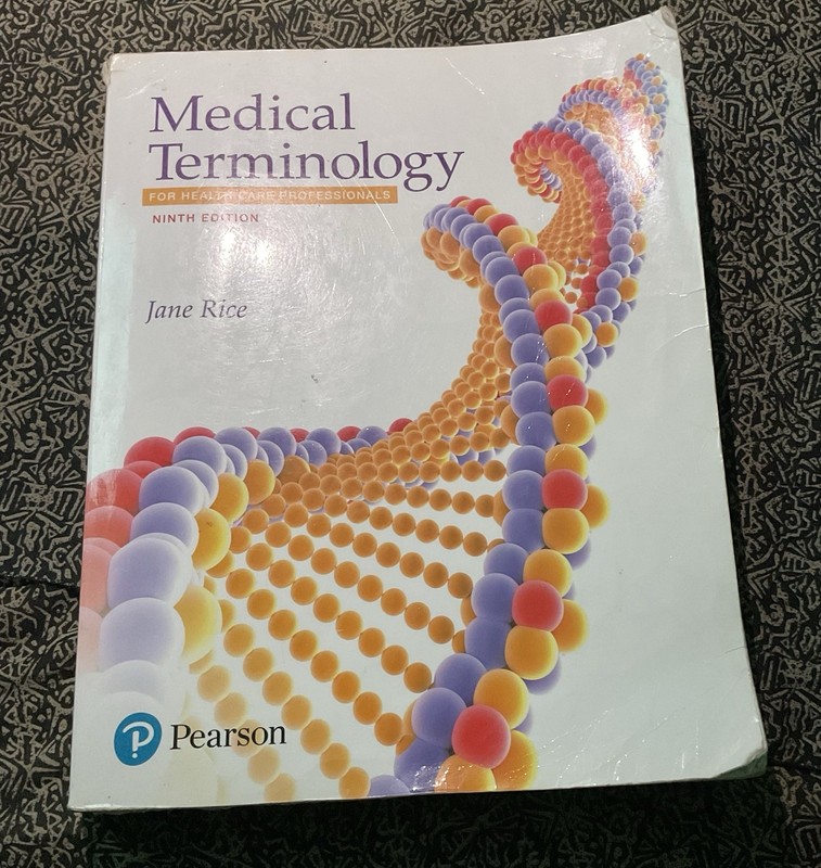 Medical Terminology 9th Edition -Jane Rice (Fair Condition, Usage Shown )