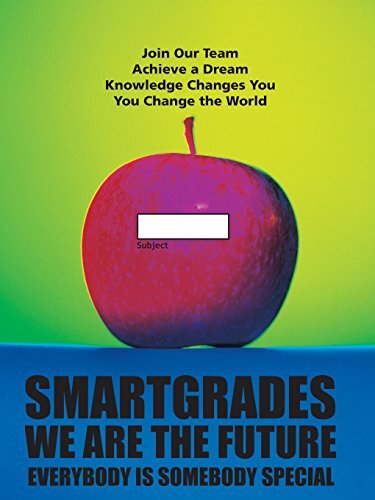 SMARTGRADES 2N1 Red Apple School Notebooks (125 Pages): 5 STAR REVIEWS: Stud-,
