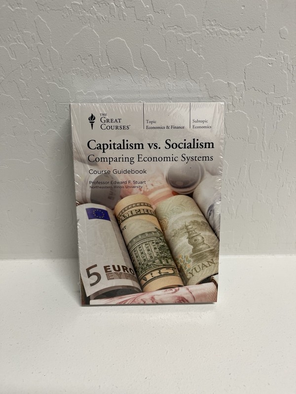 Great Courses Capitalism vs. Socialism Comparing Economic Systems DVD & Book NEW