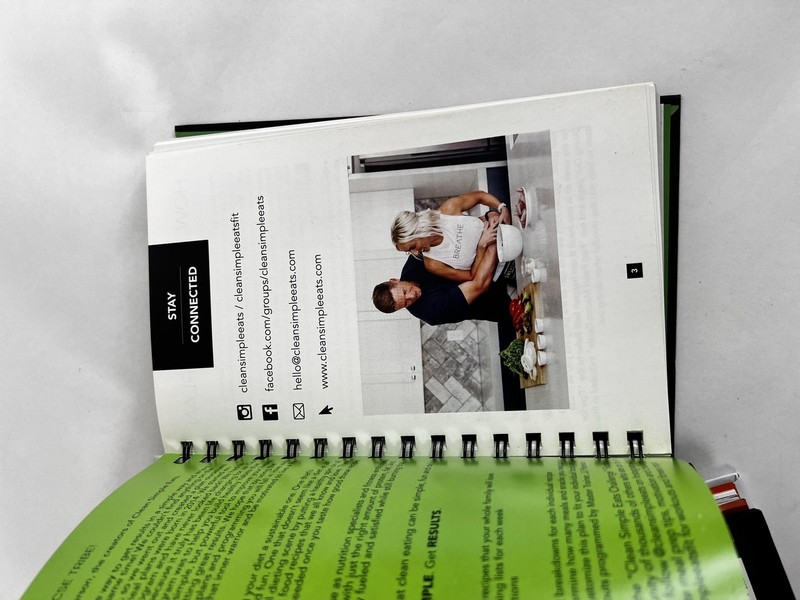 Clean Simple Eats Meal Plan Exercise Guide Book Lot Protein Plant Fall Summer gallery