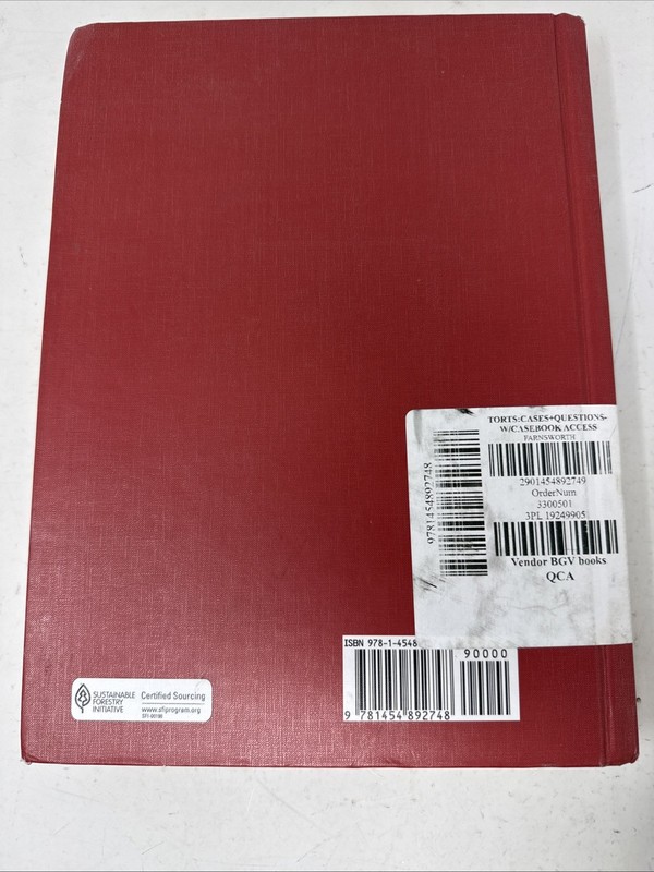 Torts: Cases and Questions. 3rd Ed. (Aspen Casebook) *Highlighted gallery