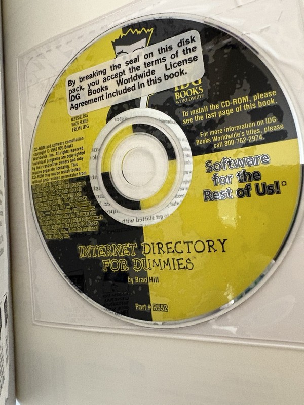 Internet Directory for Dummies by Brad Hill 2nd Edition Paperback gallery