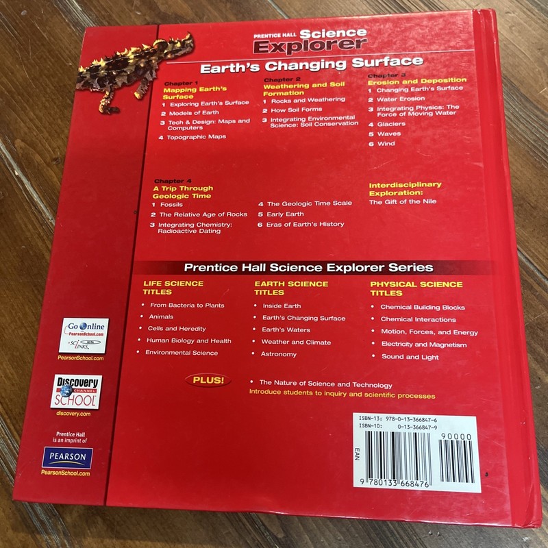 Prentice Hall Science Explorer Earths Changing Surface Teacher And Textbook gallery