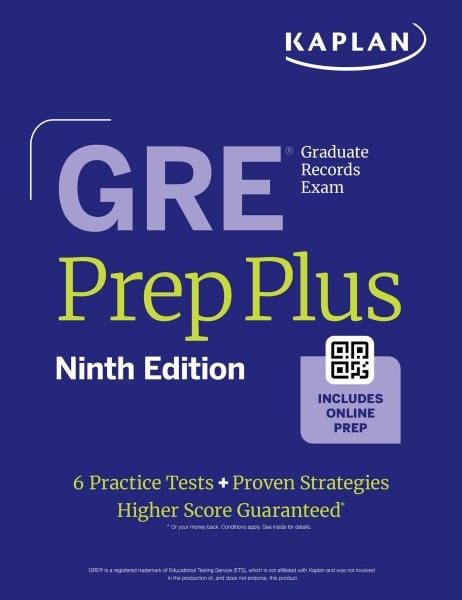 Kaplan GRE Prep Plus 2025, Paperback by Kaplan Test Prep (COR), Like New Used…