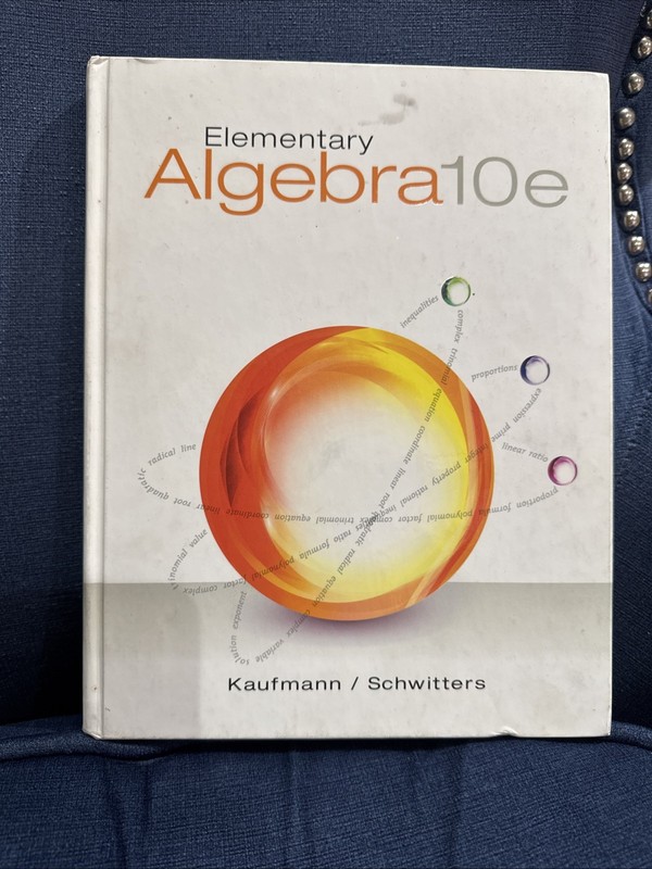 Elementary Algebra by Kaufmann