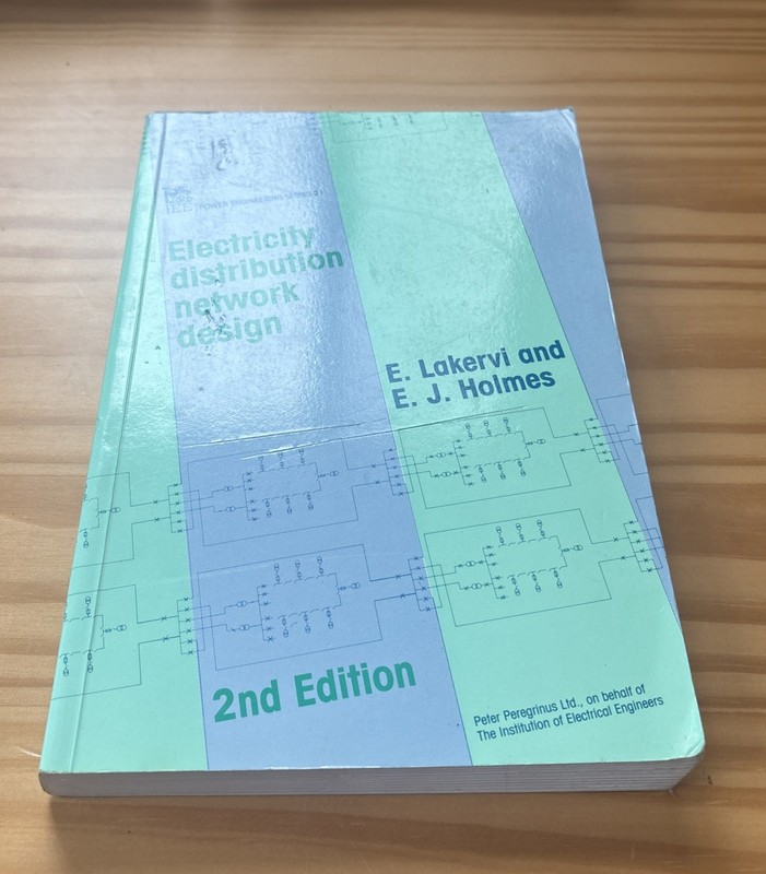 Electricity Distribution Network Design, Paperback by Lakervi, E.; Holmes