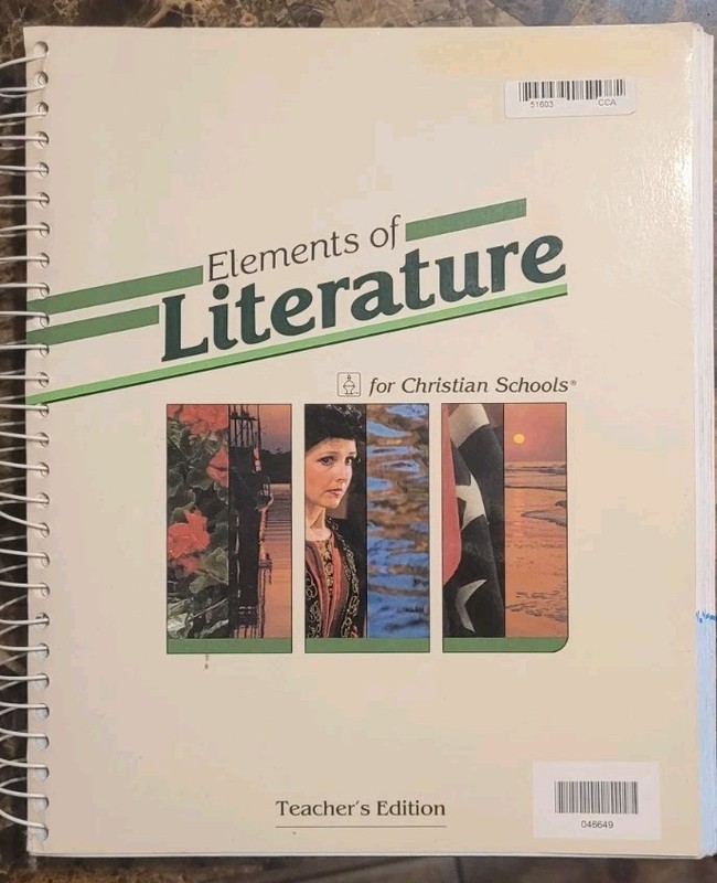 BJU Elements of Literature for Christian Schools, Teacher’s Edition Bob Jones