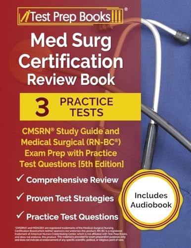 Med Surg Certification Review Book: CMSRN Study Guide and Medi…