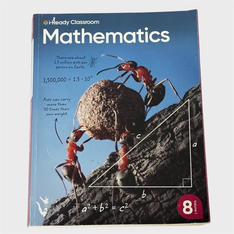 i-Ready Classroom Mathematics Grade 8 Student Texts Volume 1 & 2 - 8th Grade gallery