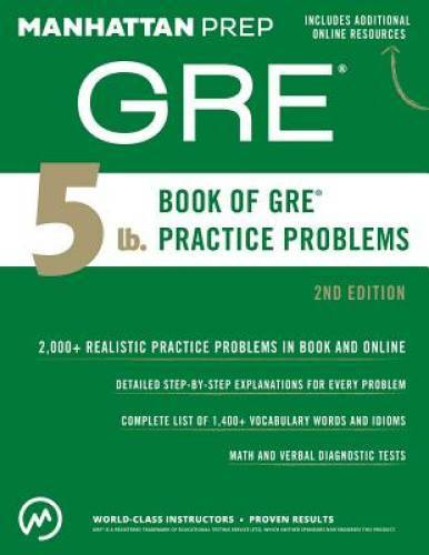 5 lb. Book of GRE Practice Problems (Manhattan Prep GRE Strategy Guides) – GOOD