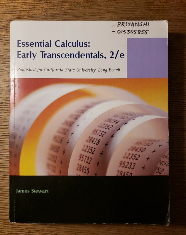 Essential Calculus: Early Transcendentals, 2/e James Stewart PB