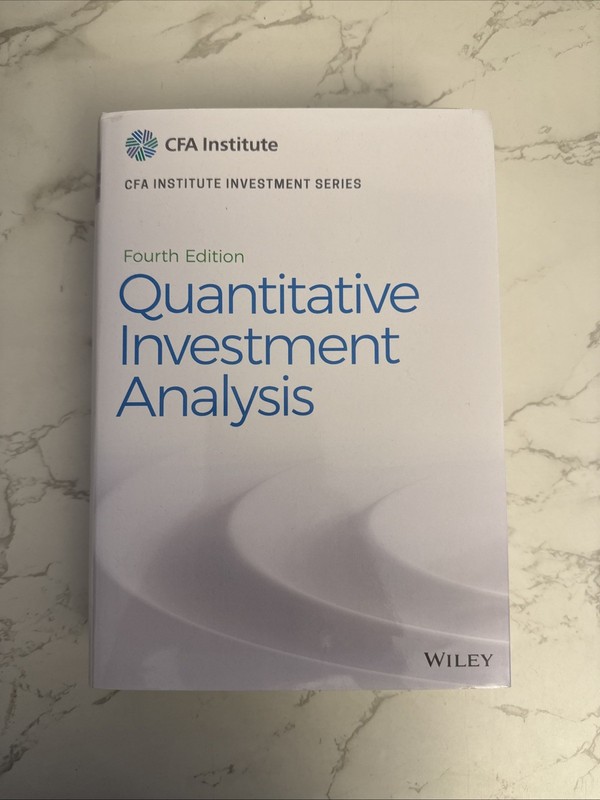 Quantitative Investment Analysis 4th Edition by Cfa Institute-2015 HCDJ