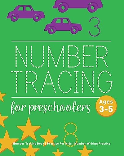 Number Tracing Book For Preschooler…, Childrens Noteb