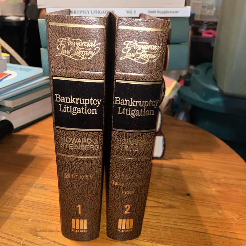 Vtg 1989 Bankruptcy Litigation Commercial Law Library Howard J Steinberg 1-2