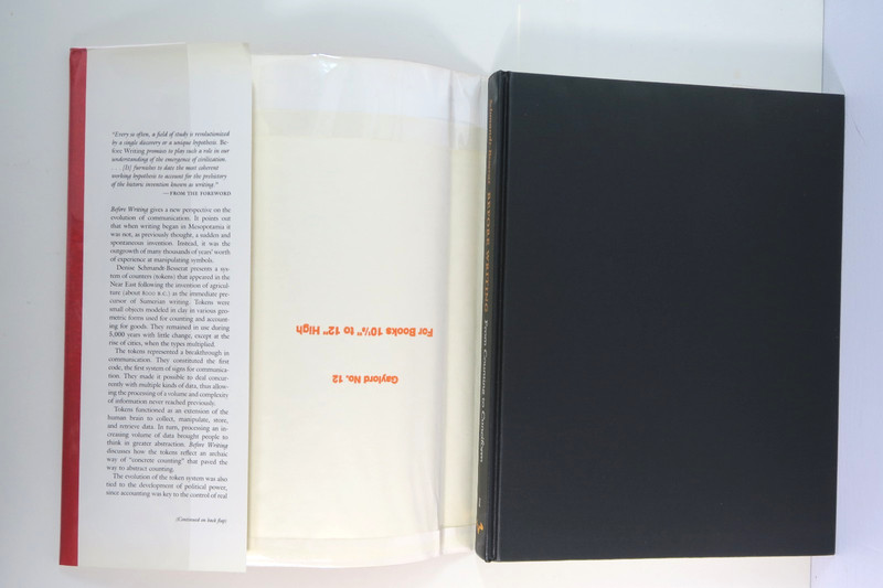 Before Writing, Vol. I: From Counting to Cuneiform Schmandt-Besserat HC/DJ ©1992 gallery