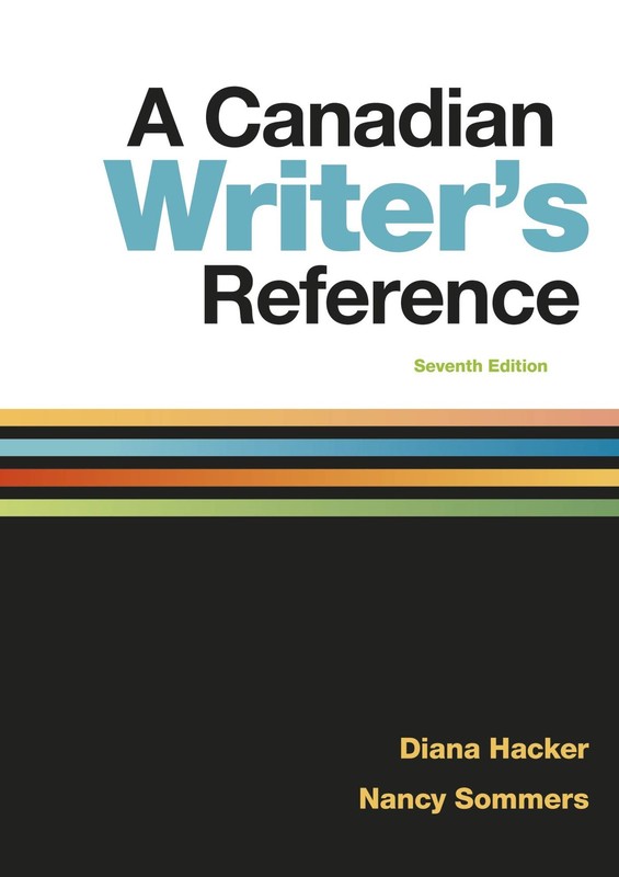 A Canadian Writer’s Reference – plastic_comb Hacker, Diana|Sommers, Nancy