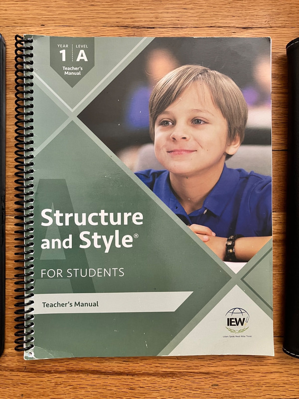 IEW Teaching Writing-Structure &Style Teacher's Manual 1A 24 DVDs Year 1-Level A gallery