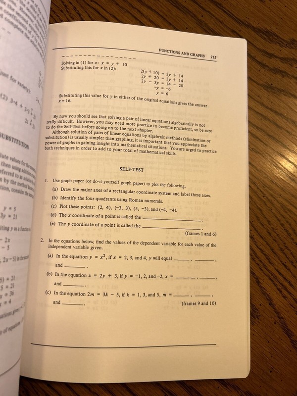 Practical Algebra : A Self-Teaching Guide 2nd Edition by Selby (Paperback, 1991) gallery